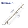 Ravinte 12-1/2 Inch Cabinet Handles Brushed Nickel Stainless Steel Kitchen