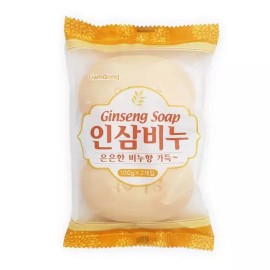 10개 인삼비누 100g 2개입 세수비누 미용비누 화장비누 목욕비누 Ginseng Soap 100g 2-Pack Facial Cleansing Beauty Bathing Bar
