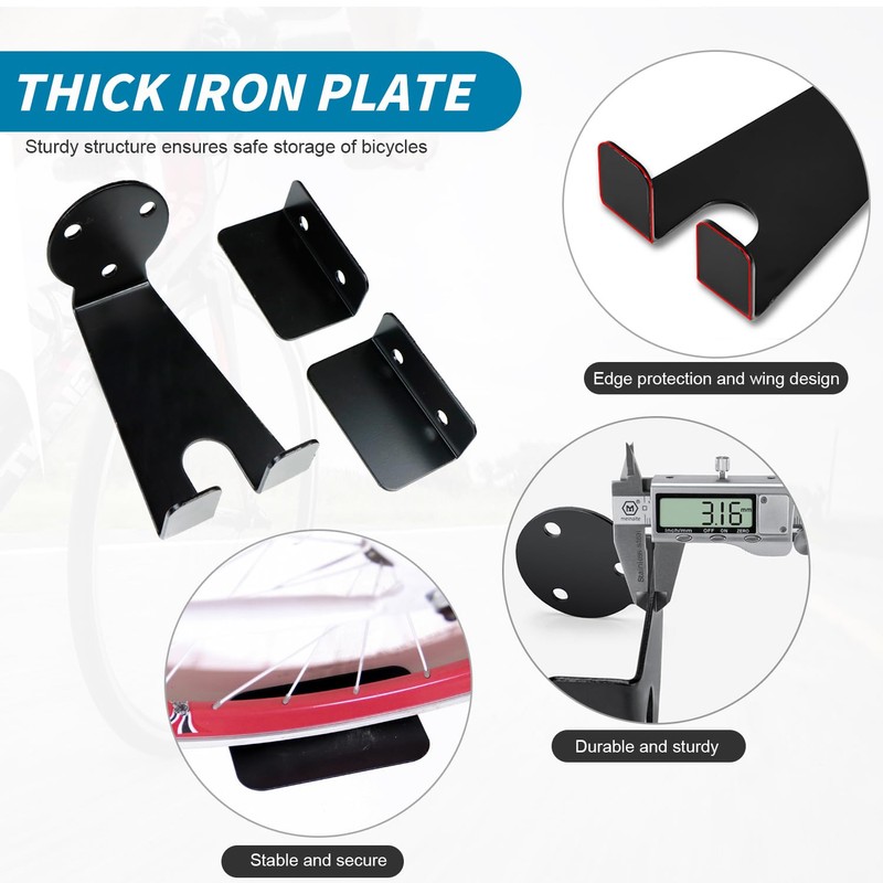 Bicycle Wall Mount, Wall Mount Bicycle, Solid Bicycle Mount Wall,