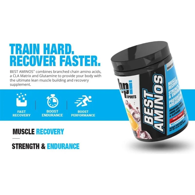 Aminoacidos Best Aminos Bpi Sports 25 Servicios Sabor Fruit Punch