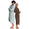 ORMES Muslin Unisex Bathrobe Women & Men, Turkish 100% Cotton