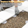 FoldTier 100 Pcs 1/8" Tile Spacers Plastic Tile Spacers Cross