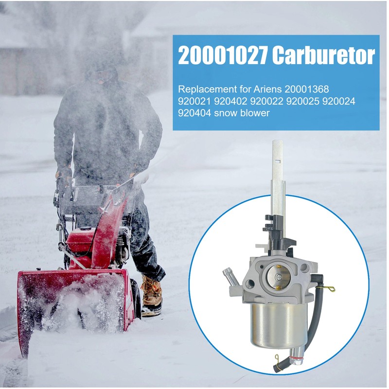 920402 Carburetor Replacement for Ariens Snow Tek ST24 20001368 20001369