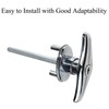 Funnytek Garage Door T-Handle Lock Kit Shed Door Lock T