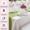 3pcs 137 x 274cm Rose Gold Dot Disposable PVC Table