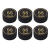 6pcs Pool Billiard Cue Tips 12mm Billiard Pool Cues Tips