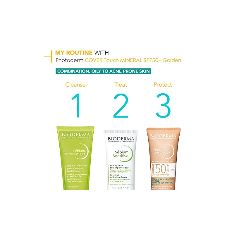 Photoderm Cover Touch Mineral Fps 50+ Dorado 40 Ml
