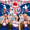 Baseball Party Decorations Concessions Banner