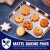 Mimorou 12 Pcs Baking Sheet Stainless Steel Cookie Sheet Small