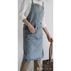 Very Belly Apron Denim Jeans, Women's, Unisex, H-Type, blue (light)