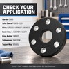 4-Pack Rotary Cutter Flex Coupler Rubber Disc Kit, Replaces 00762215