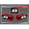 AO1 DESIGNS Graphics Kit for Honda CRF250R (2010-2013) & CRF450R