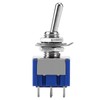 FORIOT 15pcs MTS-203 Mini Toggle Switch 6A-125V / 3A-250V AC