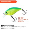 Daiwa 25 STEEZ Square 100 Lure, Umekyo Orange