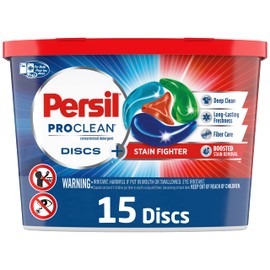 Persil Discs Laundry Detergent Pacs, Stain Fighter, 15 Count