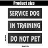 6pcs Service Dog Patches, Removable Hook & Loop Tactical Vest