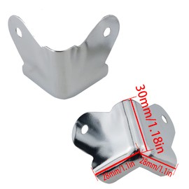 YHXiXi 8PCS Angle Corner Protector Speaker Cabinet Corner Protectors Rounded Metal Corner Protector for Amplifier Speaker Cabinet Corner Protectors Accessories Tool