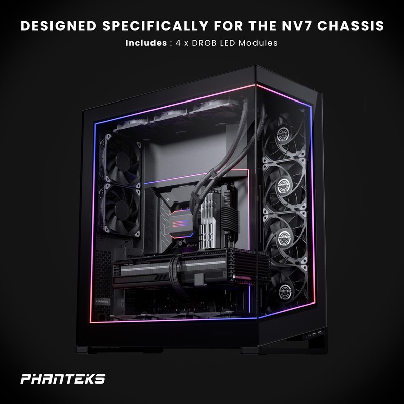 Phanteks NV7 Premium DRGB Kit, 4X D/A-RGB LED modules for