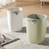 mingol Bathroom Trash Can, Plastic Rectangular Garbage Can with Trash