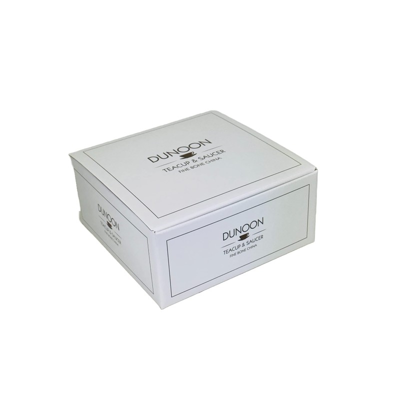 Dunoon Tea Cup & Saucer Set Warm Hearts