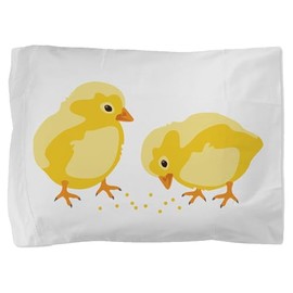 CafePress Baby Chicks Pillow Sham, 20" x 30"