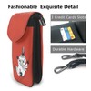 Moomin Smartphone Pouch, Genuine Leather, Shoulder Bag, Thin, Women's, Men's,