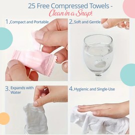 8 Pc Premium Silicone Baby Feeding Set, Baby Led Weaning Supplies, Toddler Self Feeding Set, Suction Bowl and Plate, Cup, Bib, Spoon & Fork, Eating Utensils for 6+ Months (Midnight Blue)