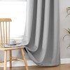 ChrisDowa 100% Blackout Curtains for Bedroom with Black Liner, 2