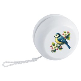 Azeeda 'Blue Tit On Apple Blossom' Retro Style Yo-Yo (YY00043504)