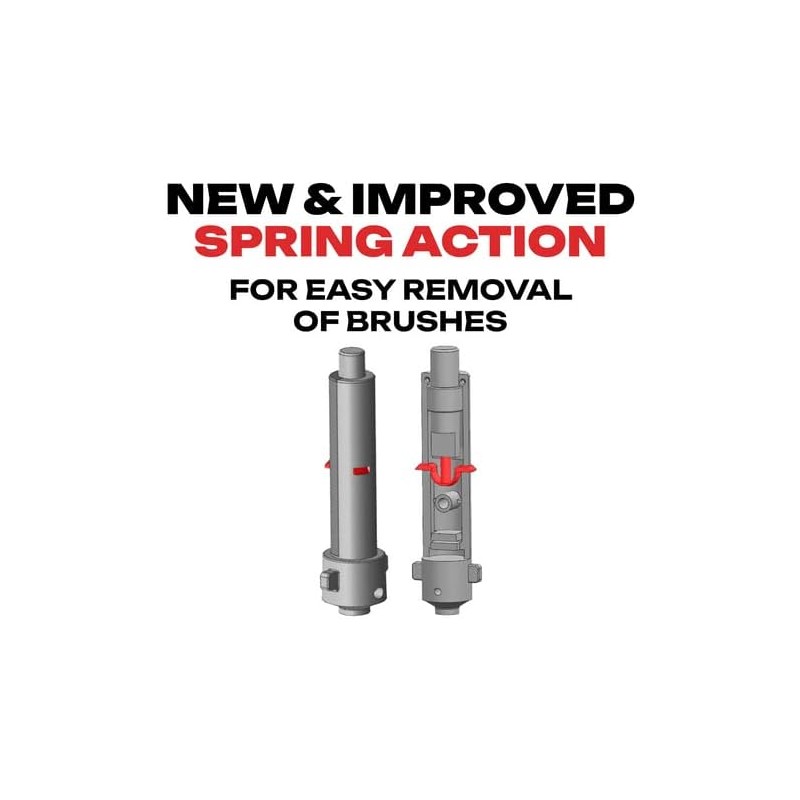 Grillbot Replacement Quick Release Brush Adaptors, Accessories for Grill Cleaner