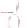 Mofun 53" Extended Length Hydraulic Front Brake Line Kit Stainless