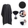 Gatuida Unisex Barber Cape with Hairdressing Cape and Soft Bristle