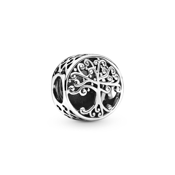 Pandora Openwork Family Roots Charm - Compatible Moments Bracelets - Jewelry for Women - Gift for Women in Your Life - Made with Sterling Silver