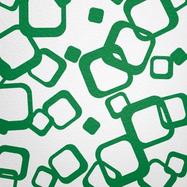 WANDfee® Wall Tattoo, Circles, Dots, 60 Stickers, Colour Choice For Children's Bedroom, Living Room, Hallway, Bathroom, Kitchen, Tile Stickers, green