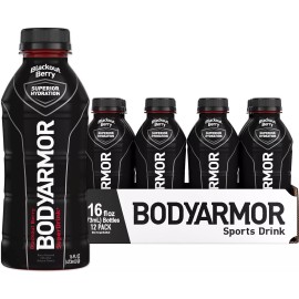 BODYARMOR Sports Drink Sports Beverage, Blackout Berry, Coconut Water Hydration,