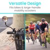 Vive Rear-View Side Mirror - Designed for Scooters, Bikes, Motor