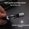 Slim Soft Flame Lighter, Cigar Butane Torch Lighter, Refillable Lighter