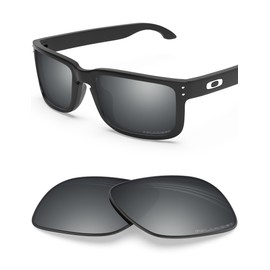 BLAZERBUCK Anti-salt Polarized Replacement Lenses for Oakley Holbrook XL OO9417 - Silver Chrome