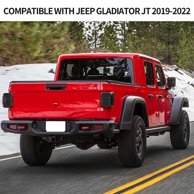 CheroCar for JT Tail Light Cover Guard Trim Frame Bezels