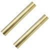 2 Pcs 19mm / 3/4 Inch Solid Round Brass Rod