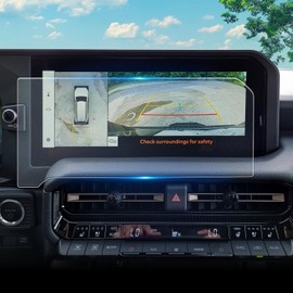 WEIPIN For 2024~2026 Toyota Land Cruiser (Land Cruiser/First Edition) Screen Protector 12.3 Matte Anti-Glare Tempered Glass Touchscreen *1 Accessories 9H Hardness Glass - No More Fingerprint