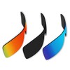 3 Pair Replacement Polarized Lenses for Oakley Batwolf Sunglasses Pack