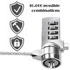 GOODS+GADGETS Cable Lock Steel Cable Kensington Combination Lock for Computer