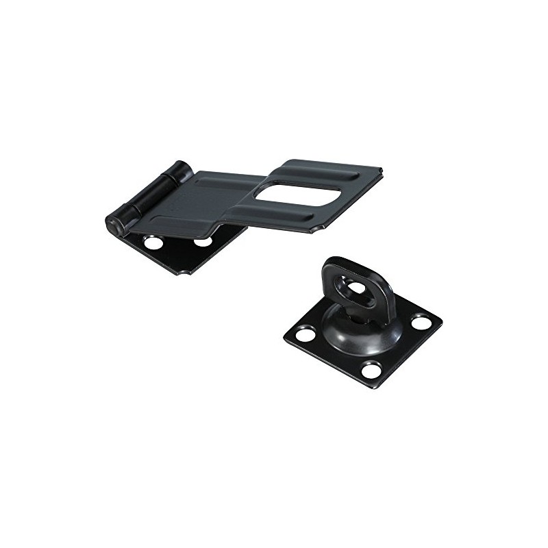 National Hardware N305-987 Safety Hasps 4-1/2In, 4-1/2", Black
