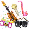 SKJAXF 5 Inflatable Party Props Set, Photo Booth Props with