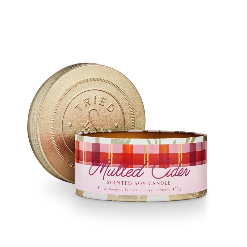 Tried & True Mulled Cider Large Tin Candle