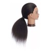 Headfix Maniqui Cabeza Cabello Natural Negro 40 Cm Headfix