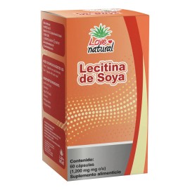 Lecitina De Soya (60 Caps) Love Natural Sin Sabor
