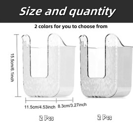 WADY Wall Mounted Wipes Holder Wipes Wall Mounted Holder Bathroom Wipes Holder Toilet Wipes Holder Punch-Free Wipes Dispenser Kitchen Wipes Storage Box Wipes Organizer Container (transparent)