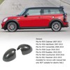 2 Pcs Door Side Rearview Mirror Cover Cap Carbon Fiber